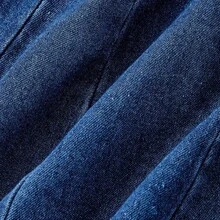 YijiaNvz  Minifalda vaquera de talle alto lavada de estilo casual para mujer - Azul - Ver 5