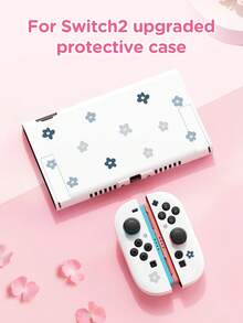 1pc Floral Pattern Protective Case/Cover, Compatible With Switch2 (2025), Switch NS, Switch OLED, Switch Lite, Accessories For Switch2/Switch Consoles, Full Set Including Storage Bag, Best Gift For Switch Players - Multicolor - View 13