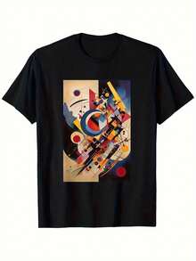 Camiseta de Talla Grande 100% Algodón - Suave y Transpirable, Cuello Redondo Retro, Manga Corta, Base de Color Sólido, Corte Clásico Regular, Adecuada para Uso Casual y Deportivo, Lavable a Máquina, Esencial para Todo el Año en Tonos Neutros, TALLA GRANDE - Negro - Ver 8