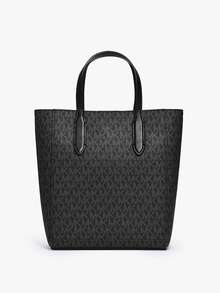 Michael Kors Vincent 女士斜挎包，带零钱包和可调节肩带 - 黑色 - 查看 7