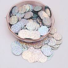 20g Silver Laser Flat Round Sequins, 3-30mm Bulk Loose Sequins For Handicrafts, DIY Decoration, Clothing Embroidery, Jewelry Making And Crafts - S - View 22