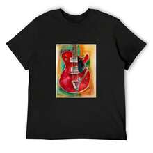 Gretsch Duo Jet T-Shirt Anime Vintage Clothes Quick-Drying Sweat Shirts, Men - màu đen - Xem 11