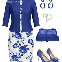 Women Midi Dresses - 皇家藍 - 查看 1