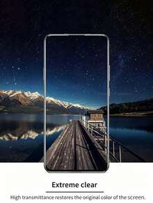 3pcs Screen Protector Film Compatible With Huawei Honor Phones, P30 P20 P Smart Series, High Definition Display, Waterproof Scratch-Resistant Anti-Fingerprint, Support Fingerprint Unlock, 9H Hardness, Easy To Clean And Install, Compatible With Phone Cases - Transparent - Clear - View 7