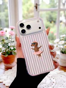 Ốp lưng điện thoại in họa tiết chó nhảy múa - viền trong suốt, phong cách ngọt ngào, cool, thẩm mỹ, chống sốc, mềm, tương thích với iPhone 13/15/16/17pro/17/14/17/15pro/15 Plus/15 Promax/12pro/13pro/14pro/12mini/13mini/11promax/12promax/13promax/14promax/14plus/17pro Max/17Air/6plus/16promax/Se2/17promax - Nhiều màu - Xem 4