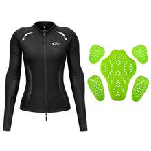 1 pieza Equipo de protección para la espalda de motociclista para mujer, negro, de verano, equipo esencial para montar en motocicleta y bicicleta, regalo, XS-XL - A - Ver 12