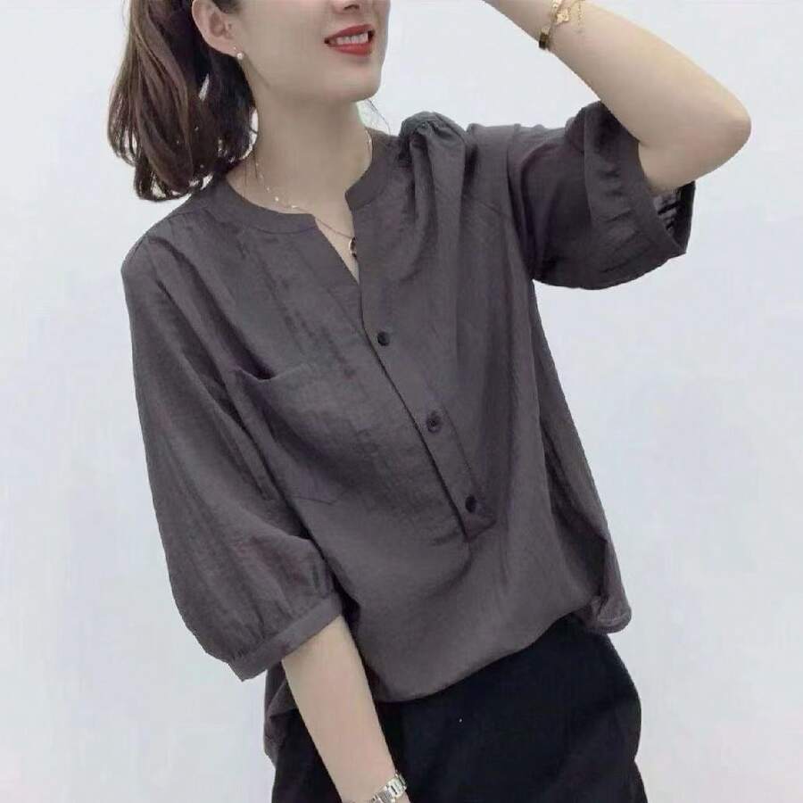 Women Lightweight Cardigans - Grey - View 1