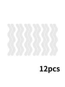 24pcs Anti-Slip Shower Stickers, PEVA Transparent Bath Tub Non-Slip Tape, Suitable For Bathroom, Bathtub, Floor And Shower Area - Multicolor - View 8