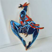 Disney 1 chiếc ghim cài áo men hình anh hùng nhện, ghim cài kim loại nhân vật Miguel O'Hara 2099, ghim cài ve áo siêu anh hùng dùng cho ba lô, áo khoác và sưu tầm - Nhiều màu - Xem 7