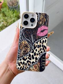 1 chiếc ốp lưng điện thoại TPU giả da chống sốc, họa tiết da hổ và báo in hình môi, được phủ UV, tương thích với iPhone 7/8/7PLUS/8PLUS/X/XS/XR/XSMAX/11/11PRO/11PROMAX/12/12PRO/12PROMAX/12MINI/13/13PRO/13PROMAX/13MINI/14/14PRO/14PROMAX/14PLUS/15/15PRO/15PROMAX/15PLUS/16/16pro/16promax/16PLUS/17/17pro/17promax/AIR - Nhiều màu - Xem 1