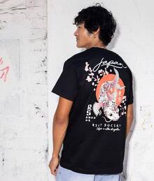 Riot Society - Men's Short Sleeve T-Shirt - Black and White - View 3