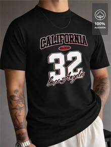 CALIFORNIA ALL-STAR VARSITY 32 T-Shirt | 100% - Black - View 1