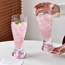 2個大號啤酒杯，完美粉色底座，超大容量啤酒杯，世界盃必備飲具，歡飲時光，可洗碗機清洗 - 粉色 - 查看 2