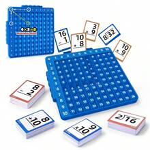 376-Piece Math Game Fidget Toy, Puzzle Bubble Press Game With Algorithm Cards, Suitable For Practicing Addition, Subtraction, Multiplication And Division Of Numbers 1-100, Educational Math Learning And Teaching Toy For Children 3+ Years Old, Great Classroom Gift - Multicolor - View 9