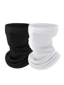 1pc/2pcs Unisex Solid Color Balaclava Mask, Suitable For Men And Women, Lightweight And Convenient, Sun Protection, Suitable For Skiing, Football Sports, Cycling - Multicolor - View 14