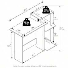 Roller Computer Table - / - View 4