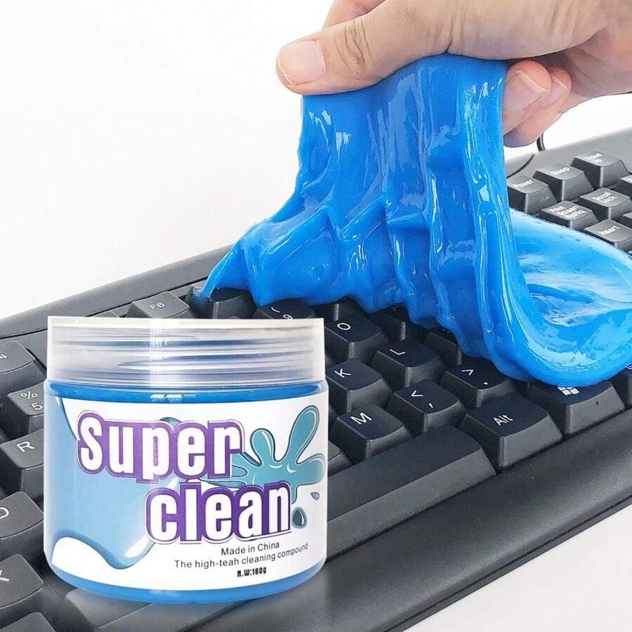160g/200g Multi-Purpose Cleaning Putty, Super Clean Magic Cleaner Gel For Keyboard, Car Interior, Laptops & Office Gadgets, Reusable - 160g - View 1