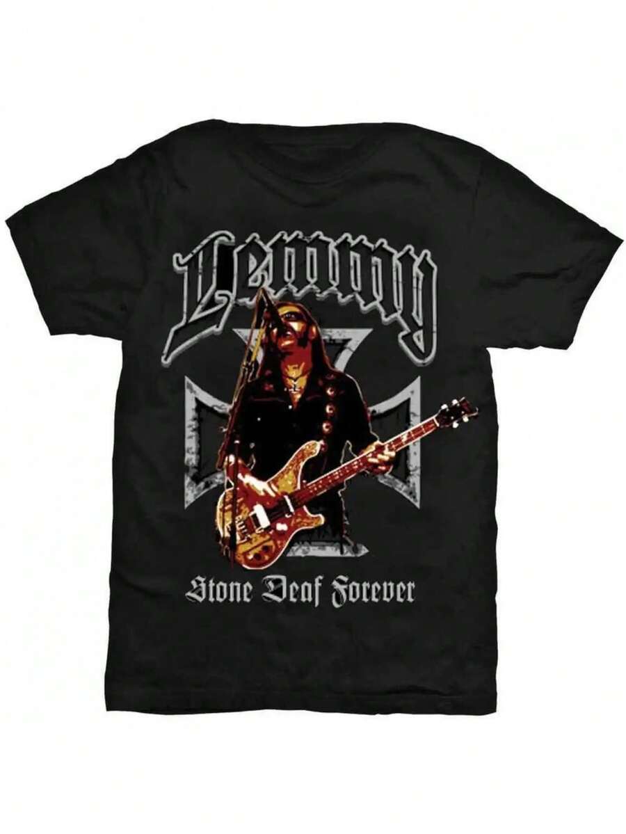 T-shirt Kilminster Rock Tribute - T-shirt vintage con logo Lemi Kilminster e Lemi, design e testi iconici, maglietta unisex a maniche corte, un oggetto da collezione per gli amanti della musica. - nero - Visualizzare 1