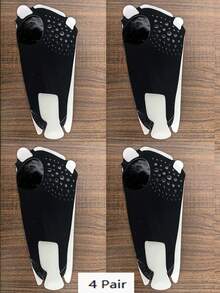 1/4 pares - Calcetines de mujer con cinco dedos y media palma anti-fricción, calcetines suaves y elásticos para la parte delantera del pie con suela antideslizante, calcetines sedosos para tacones altos, calcetines invisibles antideslizantes, calcetines de bajo empeine (sin cartón), primavera/verano, calcetines separadores de dedos para mujeres, calcetines ultra finos para mocasines de damas, calcetines invisibles antideslizantes de bajo empeine, calcetines con amortiguación para aliviar la fatiga, adecuados para tacones altos, calcetines de dedos - Multicolor - Ver 22