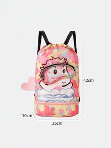 New Creative Swimming Bag For Boy And Girl, Dry And Wet Separation Clothes Storage Bag, Sports Portable Swimming Travel Shoulder Bag Storage Bag - Multicolor - View 9