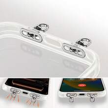 Cell Phone Mini Stainless Steel Spacer Clip Side Hanging Connection Piece - Multicolor - View 5