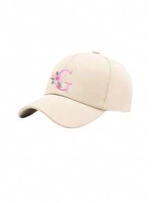 1 buah Topi Baseball Anak-anak dengan Pola 26 Huruf, Topi Anak Perempuan, Topi Baseball, Topi Pelindung Matahari, Cocok untuk Aktivitas Luar Ruangan dan Pemakaian Sehari-hari, Perlindungan Matahari - Krem - View 10