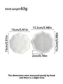 硅胶叶子模具，天然叶子形状树脂模具套装，易于脱模，适用于DIY环氧树脂工艺品、家居装饰和珠宝餐具 - 葉子模具 - 查看 17