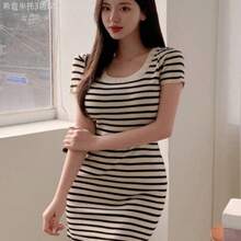 Women Midi Dresses - 黑色 - 查看 1