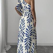 Women Midi Dresses - Blue - View 3