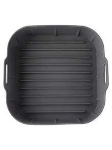 Forma Quadrada de Silicone 16cm Para Fritadeira Elétrica Air Fryer - Clink - Cinza - Visão 1