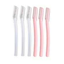 1/4/10-Piece Set: Eyebrow Trimmers & Razors,Exfoliating & Hair Removal Tools, Body Hair Trimmers,Facial Eyebrow Shavers, Multi-Color Hair Removal Kit, Beginner's Eyebrow Shaping Tool, Seteyebrow /Dermaplaning Tool/Razorbladeshaver For Women - Multicolor - View 5