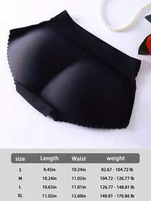 1 Par/2 Pares de Bragas Levantadoras de Glúteos de Cintura Alta para Mujer, con Diseño de Talle Bajo Transpirable, Función de Control del Abdomen y Diseño de Glúteos Falsos para Realzar el Contorno de los Glúteos. Es una Ropa Interior Acolchada Levantadora y Moldeadora de Glúteos que Puede Crear una Forma de Corazón. Sin Relleno en el Interior, Cómoda y Amigable con la Piel como Ropa Íntima. Regalo de Navidad, Regalo Familiar de Año Nuevo, Regalo Romántico de San Valentín. - Multicolor - Ver 8