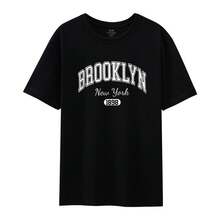 Imported Direct Printing Machine, Men's Short Sleeve T-Shirt Made Of Pure Long Fiber Pima Cotton, 50 Thread Count, With A Lightweight Luxury Finish. - 軍綠色 - 查看 1