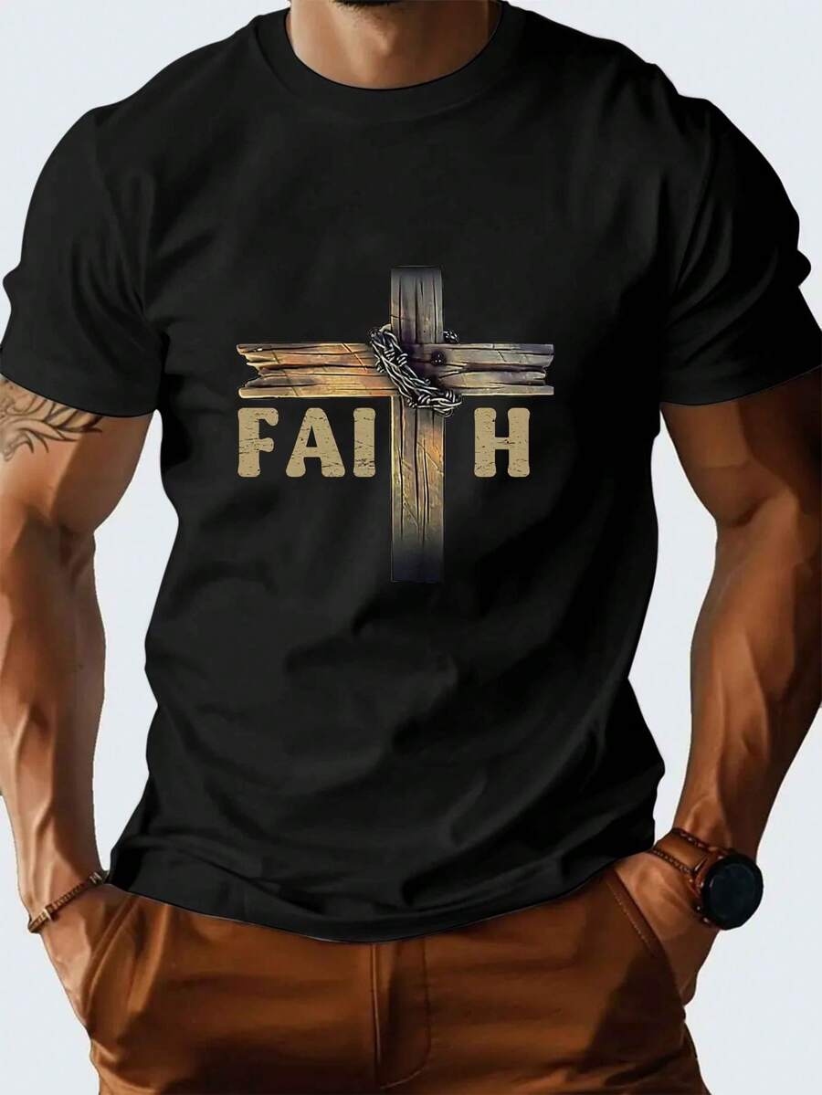Men T-Shirts - Black - View 1