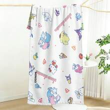 Sanrio Characters Beach Towel, Cute Allover Print With Hello Kitty, Cinnamoroll & Friends Ultra Soft Beach Towel, Perfect For Pool, Summer Beach And Travel - A - View 3