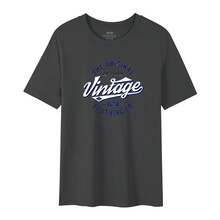 Imported Direct Printing Machine, Men's Short Sleeve T-Shirt Made Of Pure Long Fiber Pima Cotton, 50 Thread Count, With A Lightweight Luxury Finish. - 藍白色 - 查看 12
