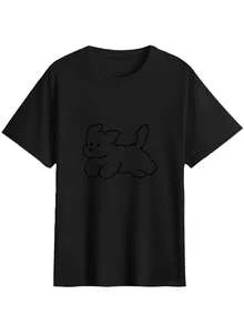 Women T-Shirts - Black - View 3