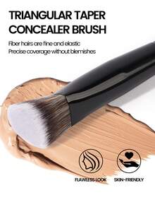 MAANGE 4 Stücke Makeup-Pinsel Set, enthält Foundation-Pinsel, Puder-Pinsel, Rouge-Pinsel, Concealer-Pinsel, Kontur-Pinsel, Nasen-Pinsel, Lidschatten-Pinsel, Detail-Pinsel, Gesichts-Pinsel, Highlighter-Pinsel, aus natürlichen synthetischen Borsten, multifunktionale professionelle Makeup-Pinsel - Verschiedenfarbig - View 7