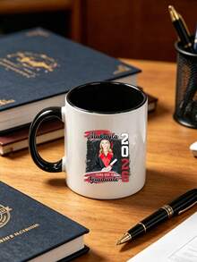 Customized Graduation Mug, Can Customize Photo & Text, 2026 Graduation Commemorative Colored Ceramic Cup, Personalized Graduation Commemorative Mug - Multicolor - View 24