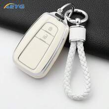 2/3/4 Buttons Camry CHR Corolla RAV4 Alphard Land Cruiser Prado Prius 2017-2022 TPU Car Key Fob Cover Keychain - B - View 20