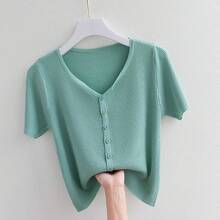 Women Lightweight Cardigans - Skin Powder - View 9