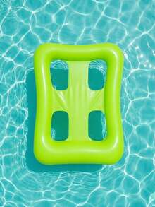 Inflatable Floating Bed, Foldable Square Floating Mat For Adults, Swimming Pool Lounge Chair, Beach Party Toy, Interesting Design - Multicolor - View 14