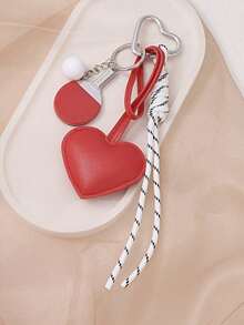 Fashion Y2K Bow Heart Bag Charm, Unique Woven Keychain Pendant, Women's Keychain Pendant - Bow Heart Hanging Ornament, Backpack Decoration, Daily Accessory, Perfect Gift For Women, Woven Ring Design, Bag Charm - Multicolor - View 10
