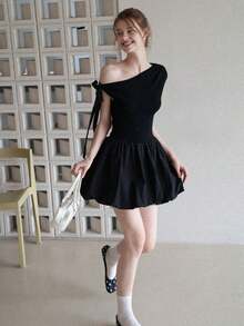 Women Midi Dresses - White - View 4