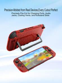 2pcs/Set Protective Case For Nintendo Switch 2 (2025 Model), Including 2pcs PC Controller Shells And 1pc PC Diamond Textured Console Shell, Anti-Drop, Anti-Explosion, Anti-Scratch, Anti-Sweat, Comprehensive Protection, Enhanced Gaming Experience - View 5