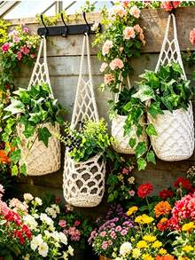 3/1pc Plant Hanging Planter, Suitable For Various Plants. Indoor Wall-Mounted Plant Rack, Indoor Wall-Mounted Flower Pot, Hanging Plant Cultivation Rack, Gardening Tools, Gardening Supplies, Gardening Decor, Gardening Decorations - A - View 4