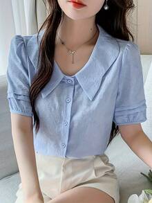 Women Blouses & Shirts - White - View 3