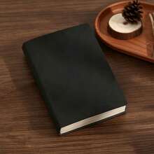 A6 Leather Notebook - 400 Pages Soft Cover Diary, Portable Thick Blank Notebook, Foil Stamped Thick Notebook Suitable For Students And Office Use. Ideal For Writing, Travel And Daily Records. School Supplies - A6 blank - View 7