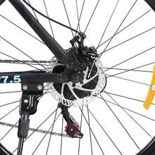 Hiland All-Terrain Mountain Bike (26/27.5 Inch) – Elegant MTB For Women & Men – 18-Speed Gears & V-Brakes – Attractive Colors - 黑色 - 查看 6