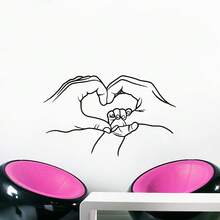 Self-Adhesive Removable Temporary Wallpaper Peel And Stick PVC Vinyl Panels - Modern Black Line Art Character & Figure Decals Fo - C - View 7